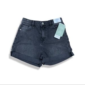 H&M Girls High Waisted Denim Shorts